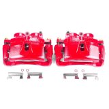 Power Stop 03-19 Chevrolet Express 3500 Front Red Calipers w/Brackets - Pair thumbnail 2