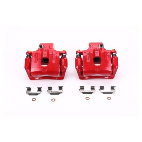 Power Stop 08-16 Buick Enclave Rear Red Calipers w/Brackets - Pair thumbnail 1