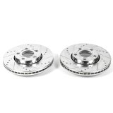 Power Stop 2005 Audi A4 Front Evolution Drilled & Slotted Rotors - Pair thumbnail 2