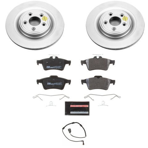 Power Stop 10-15 Jaguar XF Rear Euro-Stop Brake Kit thumbnail 1
