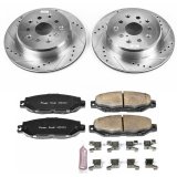 Power Stop 93-94 Lexus LS400 Rear Z23 Evolution Sport Brake Kit thumbnail 1