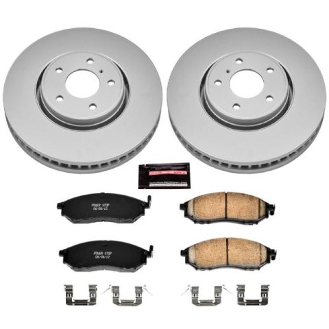 Power Stop 05-12 Infiniti FX35 Front Z17 Evolution Geomet Coated Brake Kit thumbnail 1