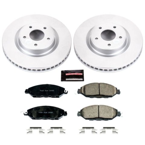 Power Stop 2013 Infiniti JX35 Front Z17 Evolution Geomet Coated Brake Kit thumbnail 1