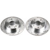 Power Stop 04-08 Acura TSX Rear Evolution Drilled & Slotted Rotors - Pair thumbnail 1