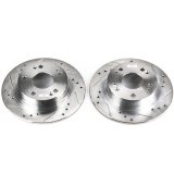 Power Stop 04-08 Acura TSX Rear Evolution Drilled & Slotted Rotors - Pair thumbnail 2