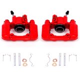 Power Stop 03-06 Pontiac Vibe Rear Red Calipers w/o Brackets - Pair thumbnail 1