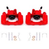 Power Stop 03-06 Pontiac Vibe Rear Red Calipers w/o Brackets - Pair thumbnail 2