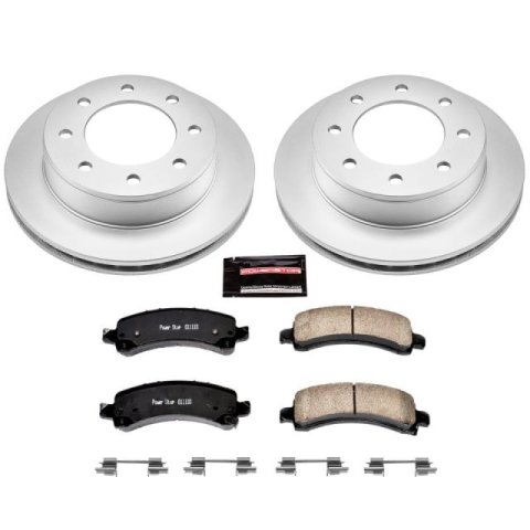 Power Stop 03-17 Chevrolet Express 2500 Rear Z17 Evolution Geomet Coated Brake Kit thumbnail 1
