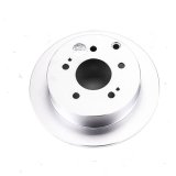 Power Stop 06-12 Mitsubishi Eclipse Rear Evolution Geomet Coated Rotor thumbnail 2