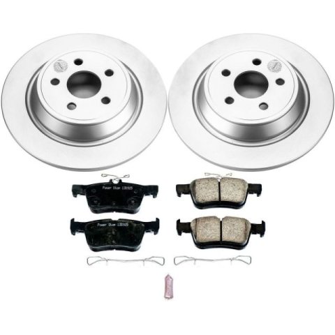 Power Stop 15-19 Ford Edge Rear Z17 Evolution Geomet Coated Brake Kit thumbnail 1