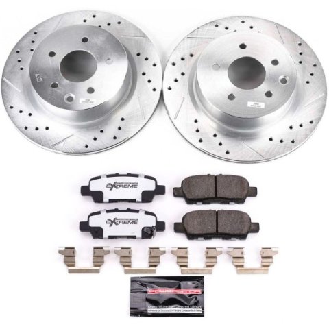 Power Stop 18-19 Nissan 370Z Rear Z26 Street Warrior Brake Kit thumbnail 1