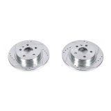 Power Stop 13-19 Buick Encore Rear Evolution Drilled & Slotted Rotors - Pair thumbnail 1