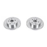 Power Stop 13-19 Buick Encore Rear Evolution Drilled & Slotted Rotors - Pair thumbnail 2