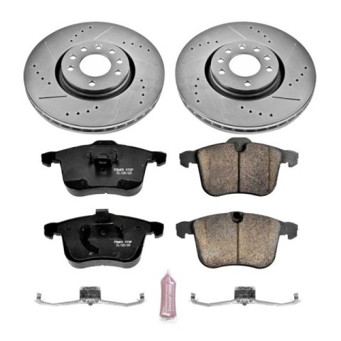 Power Stop 06-11 Saab 9-3 Front Z23 Evolution Sport Brake Kit thumbnail 1