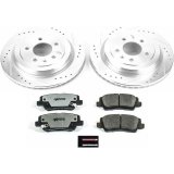 Power Stop 13-15 Cadillac ATS Rear Z26 Street Warrior Brake Kit thumbnail 1