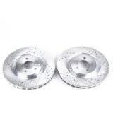 Power Stop 07-14 Ford Mustang Front Evolution Drilled & Slotted Rotors - Pair thumbnail 2