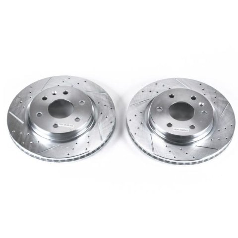 Power Stop 08-17 Buick Enclave Front Evolution Drilled & Slotted Rotors - Pair thumbnail 2
