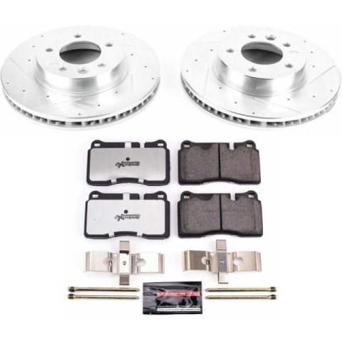 Power Stop 06-17 Volkswagen Touareg Front Z26 Street Warrior Brake Kit thumbnail 1