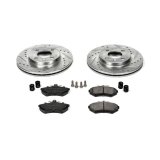 Power Stop 95-02 Volkswagen Cabrio Front Z23 Evolution Sport Brake Kit thumbnail 1