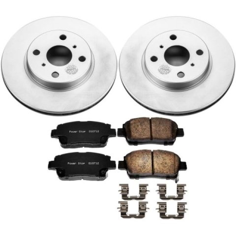 Power Stop 01-05 Toyota Echo Front Z17 Evolution Geomet Coated Brake Kit thumbnail 3