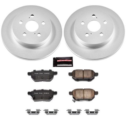Power Stop 09-10 Pontiac Vibe Rear Z17 Evolution Geomet Coated Brake Kit thumbnail 1