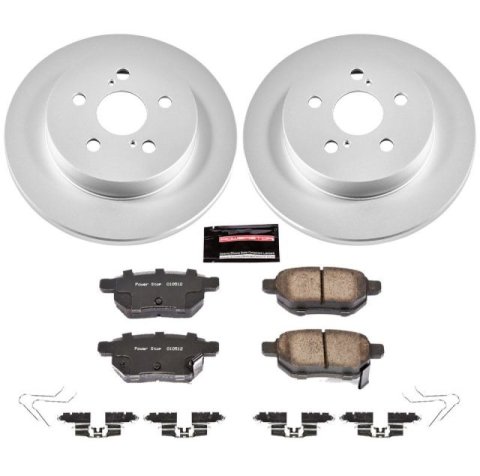 Power Stop 11-17 Lexus CT200h Rear Z17 Evolution Geomet Coated Brake Kit thumbnail 1