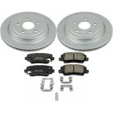 Power Stop 14-18 Cadillac CTS Rear Z17 Evolution Geomet Coated Brake Kit thumbnail 1