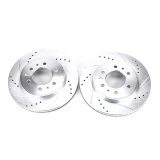 Power Stop 2009 Ford F-150 Front Evolution Drilled & Slotted Rotors - Pair thumbnail 2