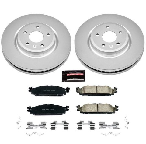 Power Stop 11-19 Ford Explorer Front Z17 Evolution Geomet Coated Brake Kit thumbnail 1
