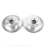 Power Stop 97-02 Dodge Dakota Front Evolution Drilled & Slotted Rotors - Pair thumbnail 2