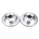 Power Stop 99-01 Jeep Cherokee Front Evolution Drilled & Slotted Rotors - Pair thumbnail 2