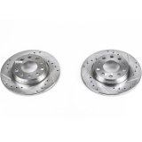 Power Stop 02-06 Audi A4 Rear Evolution Drilled & Slotted Rotors - Pair thumbnail 2