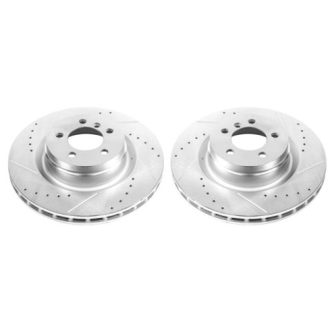 Power Stop 06-12 Land Rover Range Rover Front Evolution Drilled & Slotted Rotors - Pair thumbnail 2