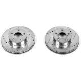 Power Stop 93-01 Subaru Impreza Front Evolution Drilled & Slotted Rotors - Pair thumbnail 2