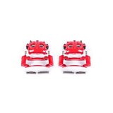Power Stop 97-02 Ford Expedition Front Red Calipers w/Brackets - Pair thumbnail 2