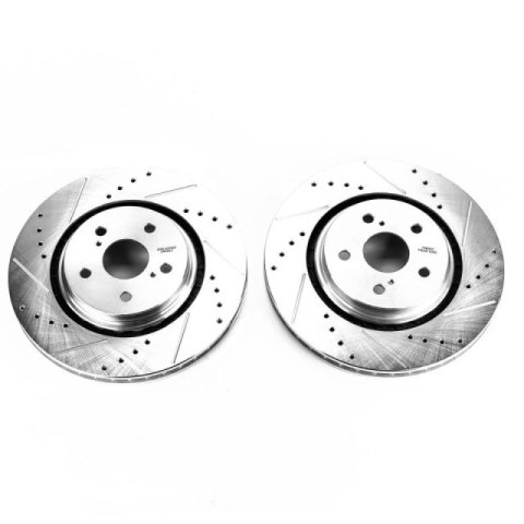 Power Stop 16-19 Lexus RX350 Front Evolution Drilled & Slotted Rotors - Pair thumbnail 2
