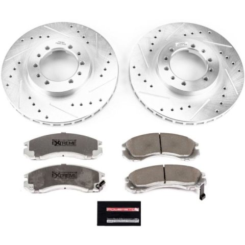 Power Stop 91-96 Mitsubishi Montero Front Z26 Street Warrior Brake Kit thumbnail 1