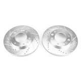 Power Stop 07-08 Hyundai Entourage Front Evolution Drilled & Slotted Rotors - Pair thumbnail 1