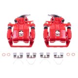 Power Stop 13-17 Honda Accord Rear Red Calipers w/Brackets - Pair thumbnail 1