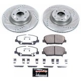 Power Stop 10-16 Hyundai Genesis Coupe Front Z26 Street Warrior Brake Kit thumbnail 1