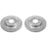 Power Stop 2014 Volkswagen Golf Front Evolution Drilled & Slotted Rotors - Pair thumbnail 1