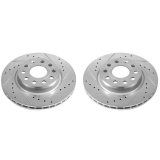 Power Stop 2014 Volkswagen Golf Front Evolution Drilled & Slotted Rotors - Pair thumbnail 2