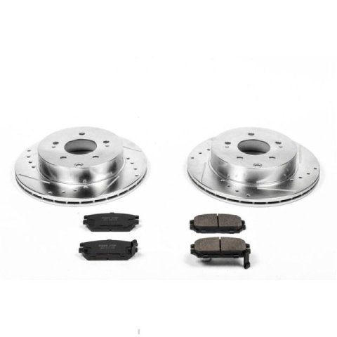 Power Stop 06-12 Mitsubishi Eclipse Rear Z23 Evolution Sport Brake Kit thumbnail 1