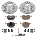 Power Stop 00-06 BMW X5 Rear Z26 Street Warrior Brake Kit thumbnail 1