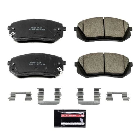 Power Stop 15-16 Hyundai Sonata Front Z23 Evolution Sport Brake Pads w/Hardware thumbnail 2