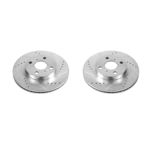 Power Stop 2013 Scion iQ Front Evolution Drilled & Slotted Rotors - Pair thumbnail 1