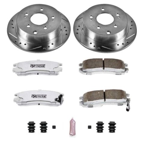 Power Stop 06-12 Mitsubishi Eclipse Rear Z26 Street Warrior Brake Kit thumbnail 1