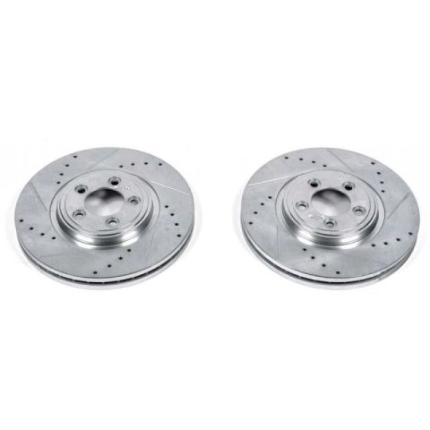Power Stop 06-08 Jaguar S-Type Front Evolution Drilled & Slotted Rotors - Pair thumbnail 2