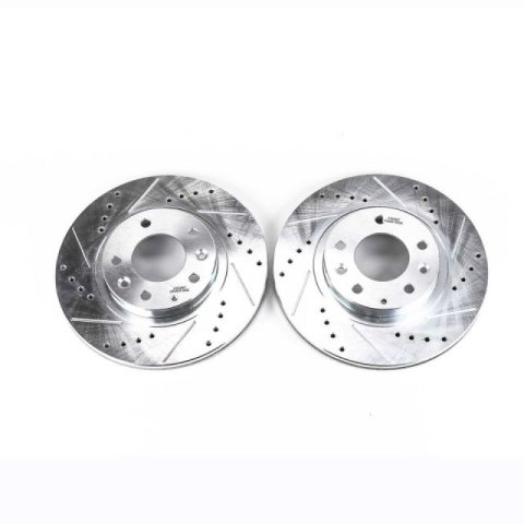 Power Stop 06-15 Mazda MX-5 Miata Front Evolution Drilled & Slotted Rotors - Pair thumbnail 7