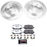 Power Stop 14-19 Acura RLX Rear Z26 Street Warrior Brake Kit thumbnail 1